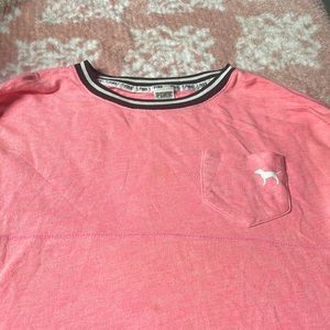 Pink long sleeve sweater